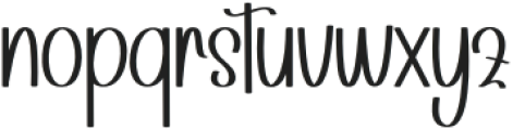 Everything Soulmate Regular otf (100) Font LOWERCASE