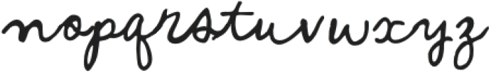 Everythings Peachy Thinner otf (100) Font LOWERCASE