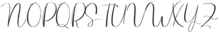 Everythink Signature Regular otf (100) Font UPPERCASE