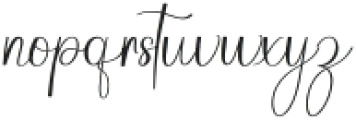 Everythink Signature Regular otf (100) Font LOWERCASE