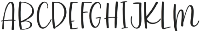 Everywhen Regular otf (400) Font UPPERCASE