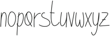 Evesmeer otf (400) Font LOWERCASE