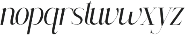 Evians Mirage Italic otf (400) Font LOWERCASE