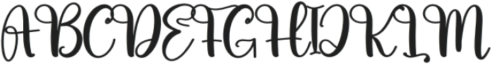Evolution Regular otf (400) Font UPPERCASE