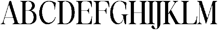 Evolve Early Bold otf (700) Font UPPERCASE