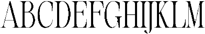 Evolve Early Condensed otf (400) Font UPPERCASE