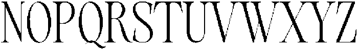 Evolve Early Condensed otf (400) Font UPPERCASE