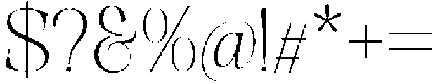 Evolve Early Extra Light Expanded otf (200) Font OTHER CHARS