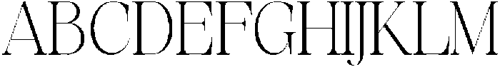 Evolve Early Extra Light Expanded otf (200) Font UPPERCASE