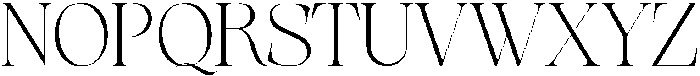 Evolve Early Extra Light Expanded otf (200) Font UPPERCASE