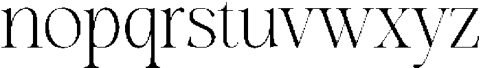 Evolve Early Extra Light Expanded otf (200) Font LOWERCASE