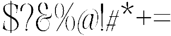 Evolve Early Extra Light otf (200) Font OTHER CHARS