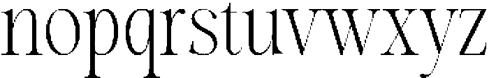 Evolve Early Extra Light otf (200) Font LOWERCASE