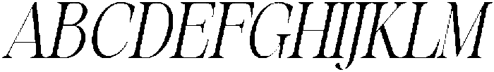 Evolve Early Italic otf (400) Font UPPERCASE