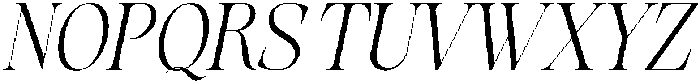 Evolve Early Italic otf (400) Font UPPERCASE