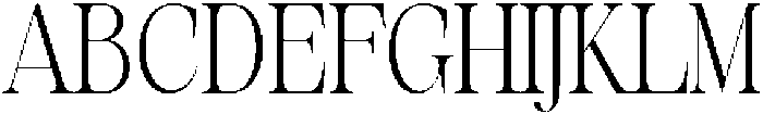 Evolve Early Light otf (300) Font UPPERCASE