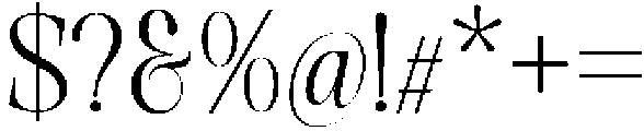 Evolve Early News otf (400) Font OTHER CHARS