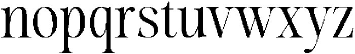 Evolve Early News otf (400) Font LOWERCASE