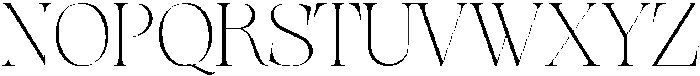 Evolve Early Thin Expanded otf (100) Font UPPERCASE