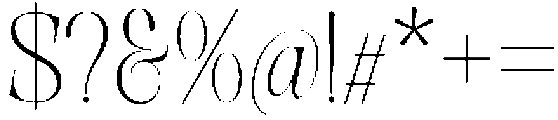 Evolve Early Thin otf (100) Font OTHER CHARS