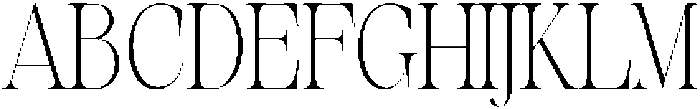 Evolve Early Thin otf (100) Font UPPERCASE