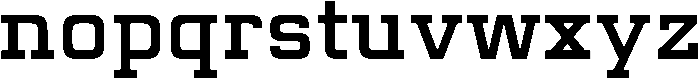 Evolve Regular otf (400) Font LOWERCASE
