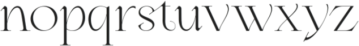 Evostime otf (400) Font LOWERCASE