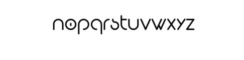 Eva Typeface Font LOWERCASE