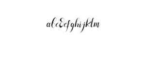 Evadoffi.ttf Font LOWERCASE