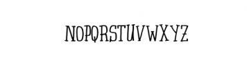 Evertone one.ttf Font UPPERCASE