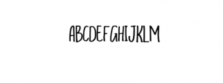 Evertone two.ttf Font LOWERCASE