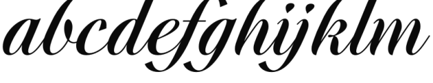 Evalfey Black Font LOWERCASE