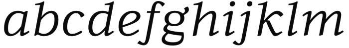 Every MICRO Thin Italic Font LOWERCASE