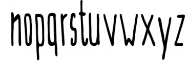 EVEY Handcrafted Multilingual Font 1 Font LOWERCASE