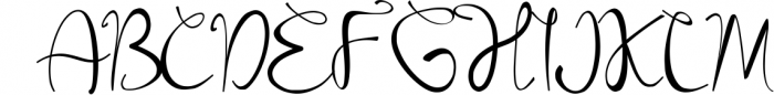 Evelyne - Modern Calligraphy Font UPPERCASE