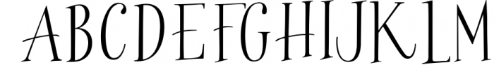 Evening River - Elegant Display Typeface Font UPPERCASE