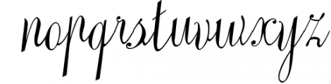 Everbest script Font LOWERCASE