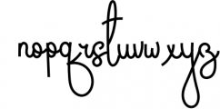 Everest script Font LOWERCASE