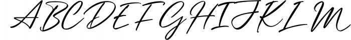 Everty Glorial Script Font UPPERCASE