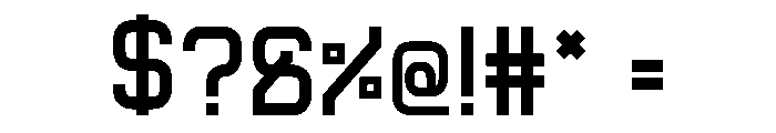 EVA35 Bold Font OTHER CHARS