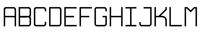 EVA35 Font UPPERCASE