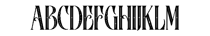 EVERMONT Regular Font UPPERCASE