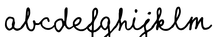 Evasdigiscript Font LOWERCASE