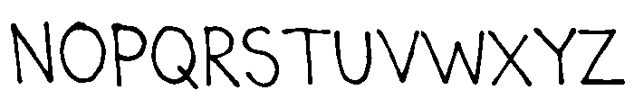 Evelina Hand Personal Use Reg Font UPPERCASE