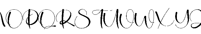 Evelyne2 Font UPPERCASE