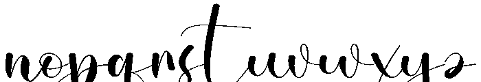 Evelyne2 Font LOWERCASE