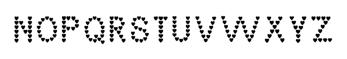 Even Hearted Font LOWERCASE