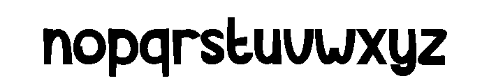 Evening Font LOWERCASE