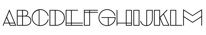EvensongHollow-Regular Font LOWERCASE
