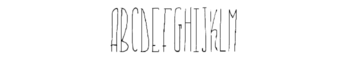 Everglow Font UPPERCASE